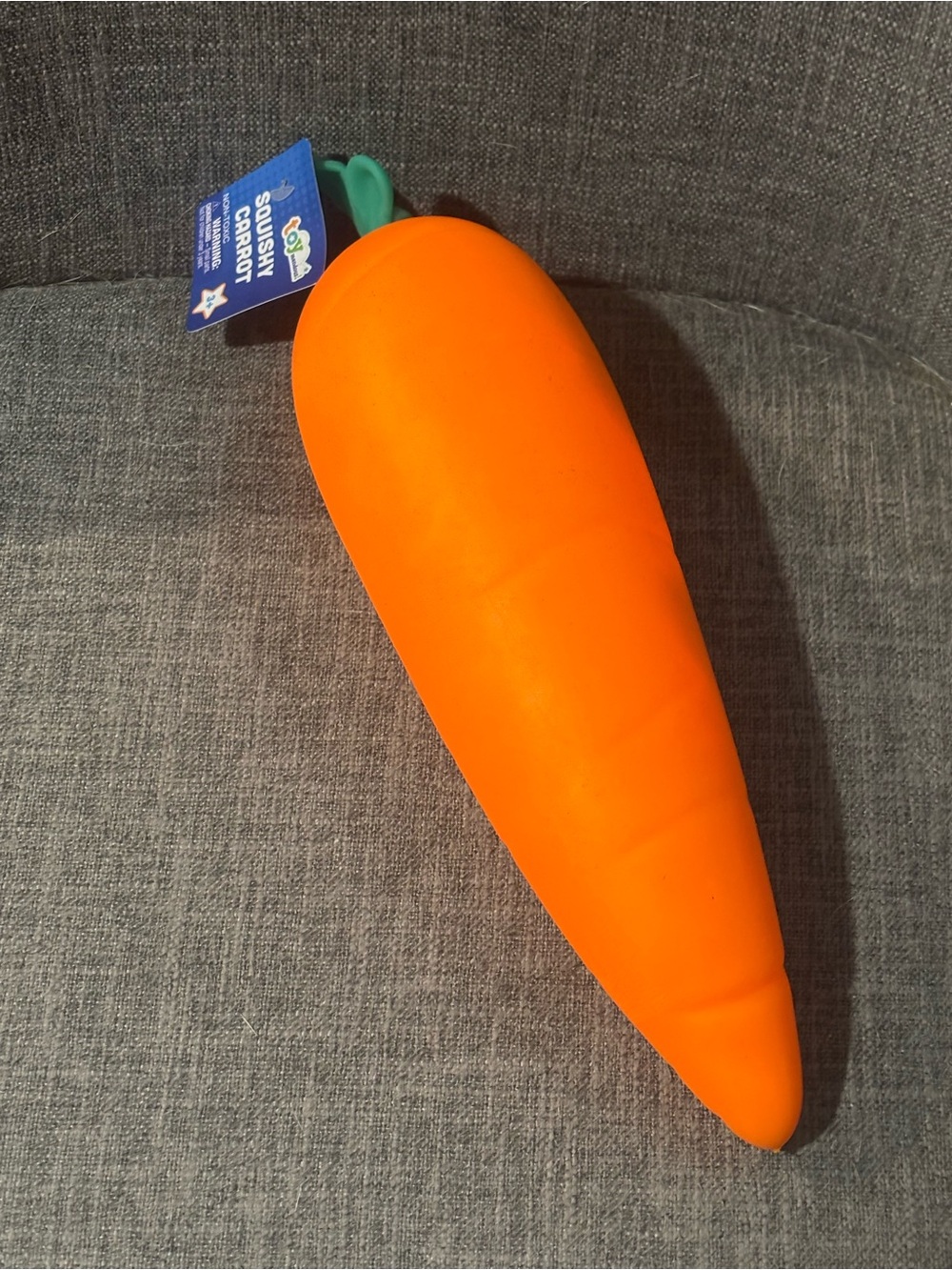 Squishy Carrot Squeezy Fidget Toy Toymendous Brand New